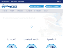 Tablet Screenshot of mediolanumgestionefondi.it